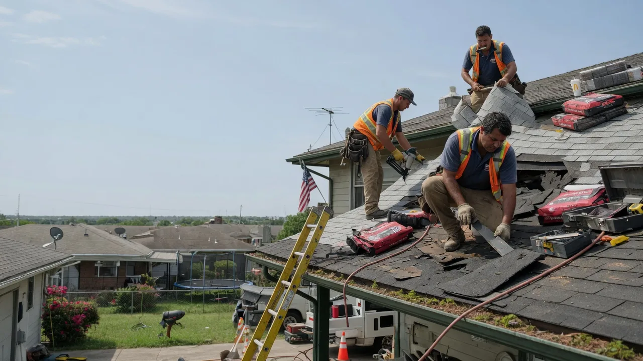 Roof Repair in Hartshorne, OK near me